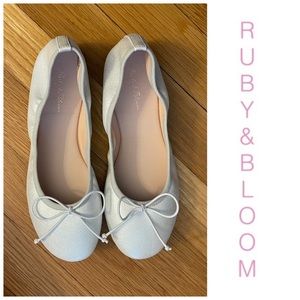 Ruby & Bloom Silver Bella Flats